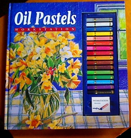 Oil Pastels Workstation book cover showing the pastels included.